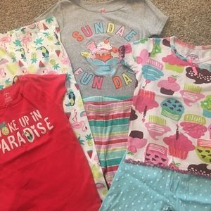 Nice big PJ's mix and match bundle- size 6